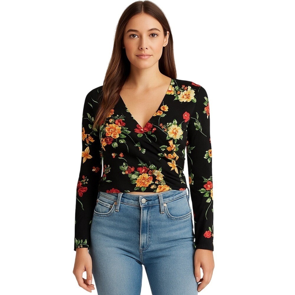Ambiance Floral Top Size Large
